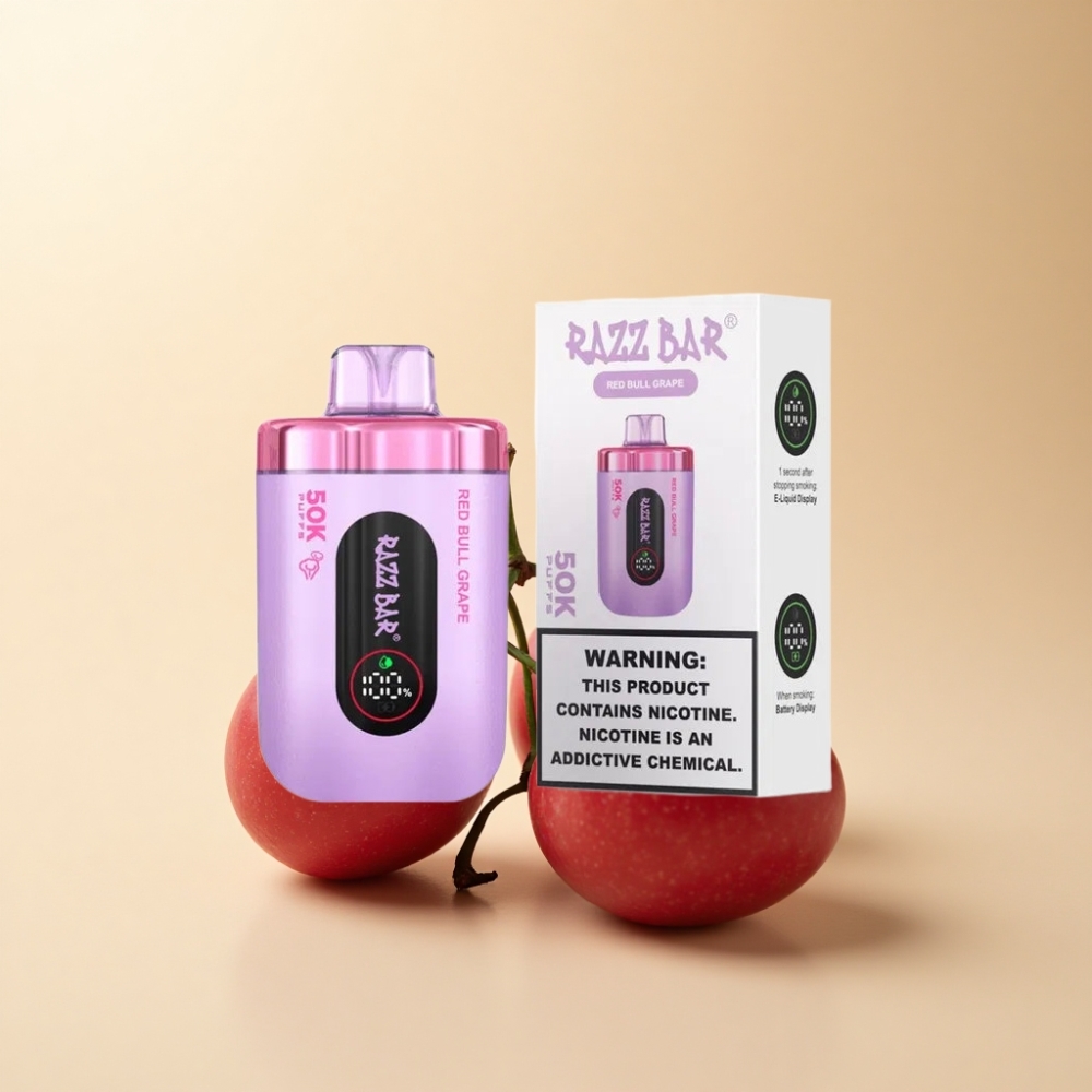 Razz Bar 50K Puffs Type-C Ladebar Red Bull Druer