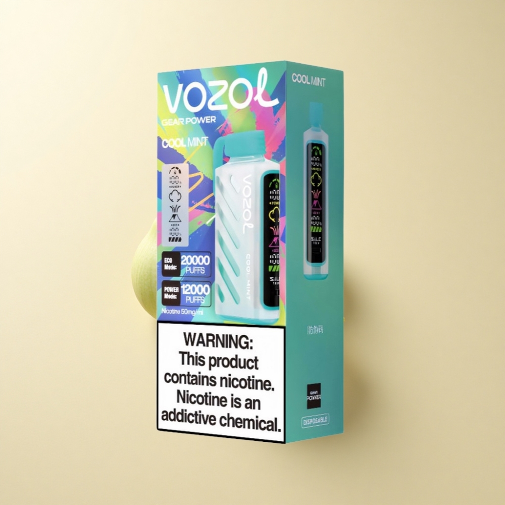 VOZOL Gear Power 20000 Puffs Dual Mesh Coil Kjølig Mynte