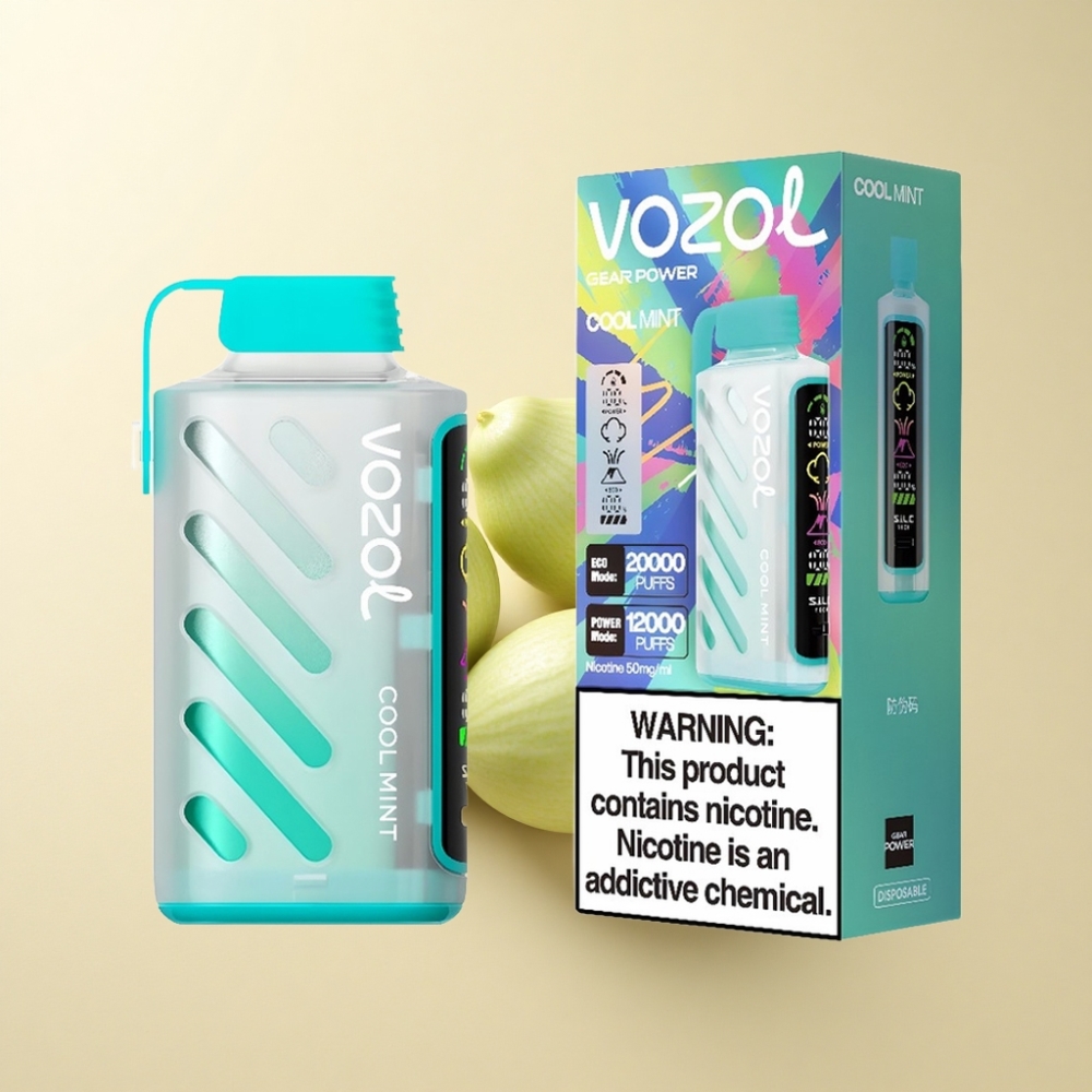 VOZOL Gear Power 20000 Puffs Dual Mesh Coil Kjølig Mynte