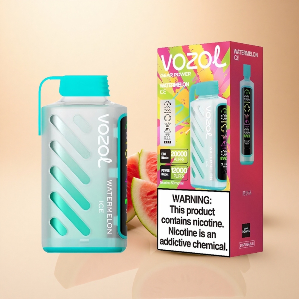 VOZOL Gear Power 20000 Puffs Dual Mesh Coil Vannmelon Is