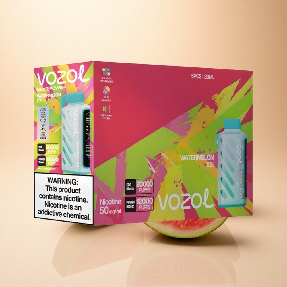 VOZOL Gear Power 20000 Puffs Dual Mesh Coil Vannmelon Is