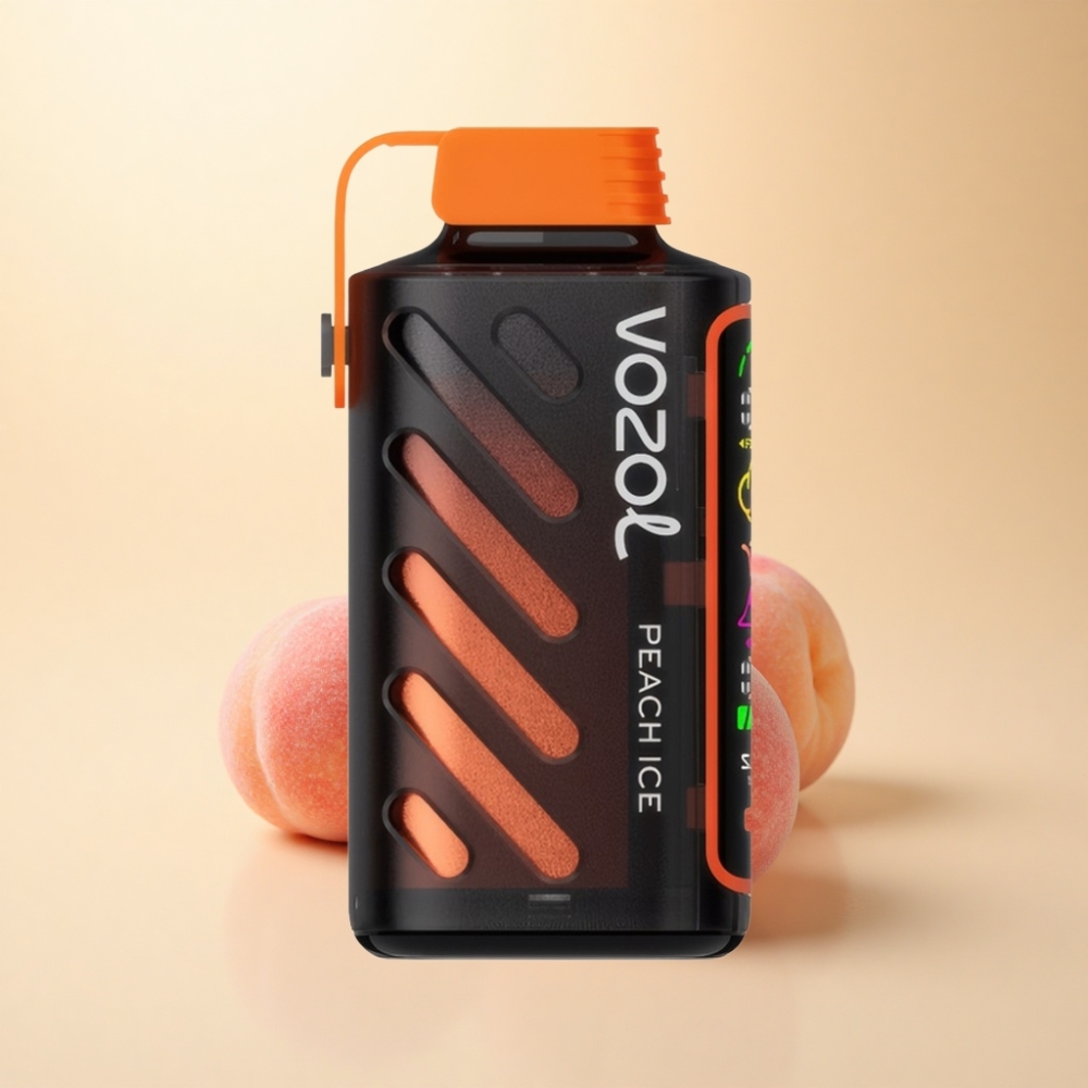 VOZOL Gear Power 20000 Puffs S.i.L.C. Tech Full Skjerm Fersken Is