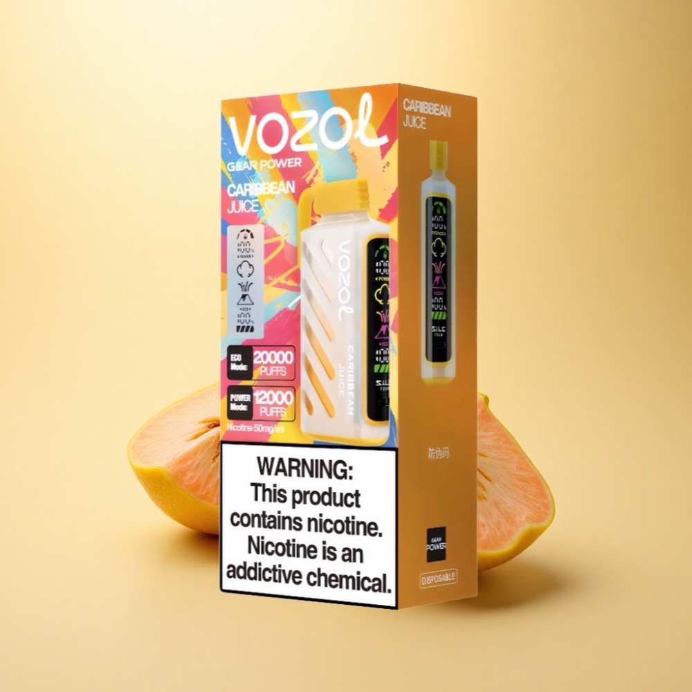 VOZOL Gear Power 20000 Puffs S.i.L.C. Tech Karibisk Juice