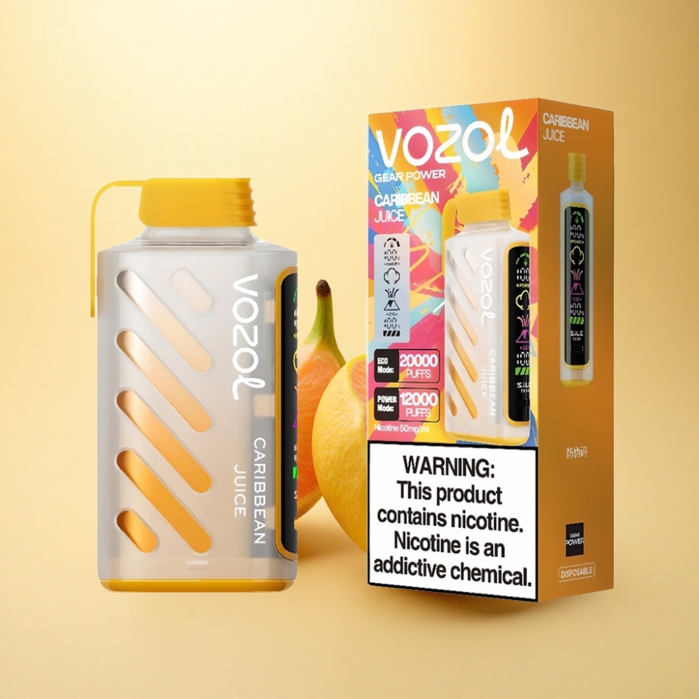 VOZOL Gear Power 20000 Puffs S.i.L.C. Tech Karibisk Juice