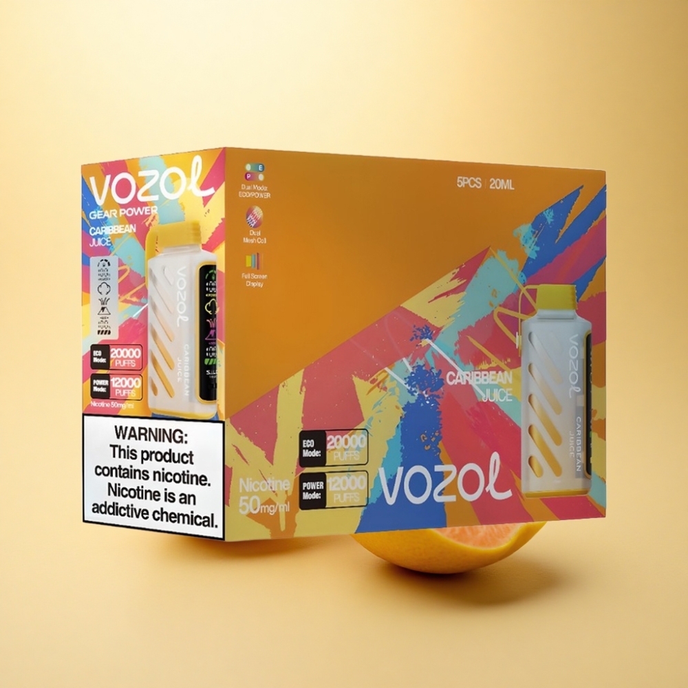 VOZOL Gear Power 20000 Puffs S.i.L.C. Tech Karibisk Juice