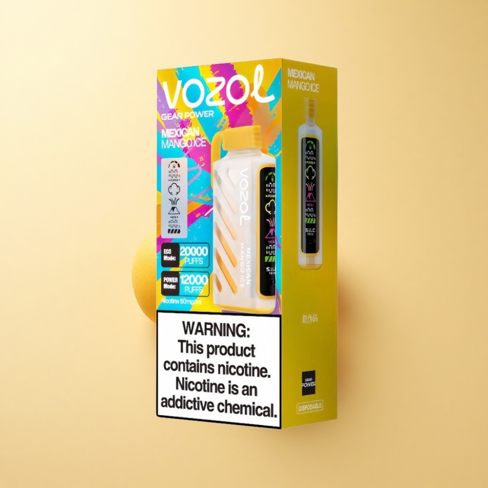 VOZOL Gear Power 20000 Puffs S.i.L.C. Tech Mexicansk Mango Is