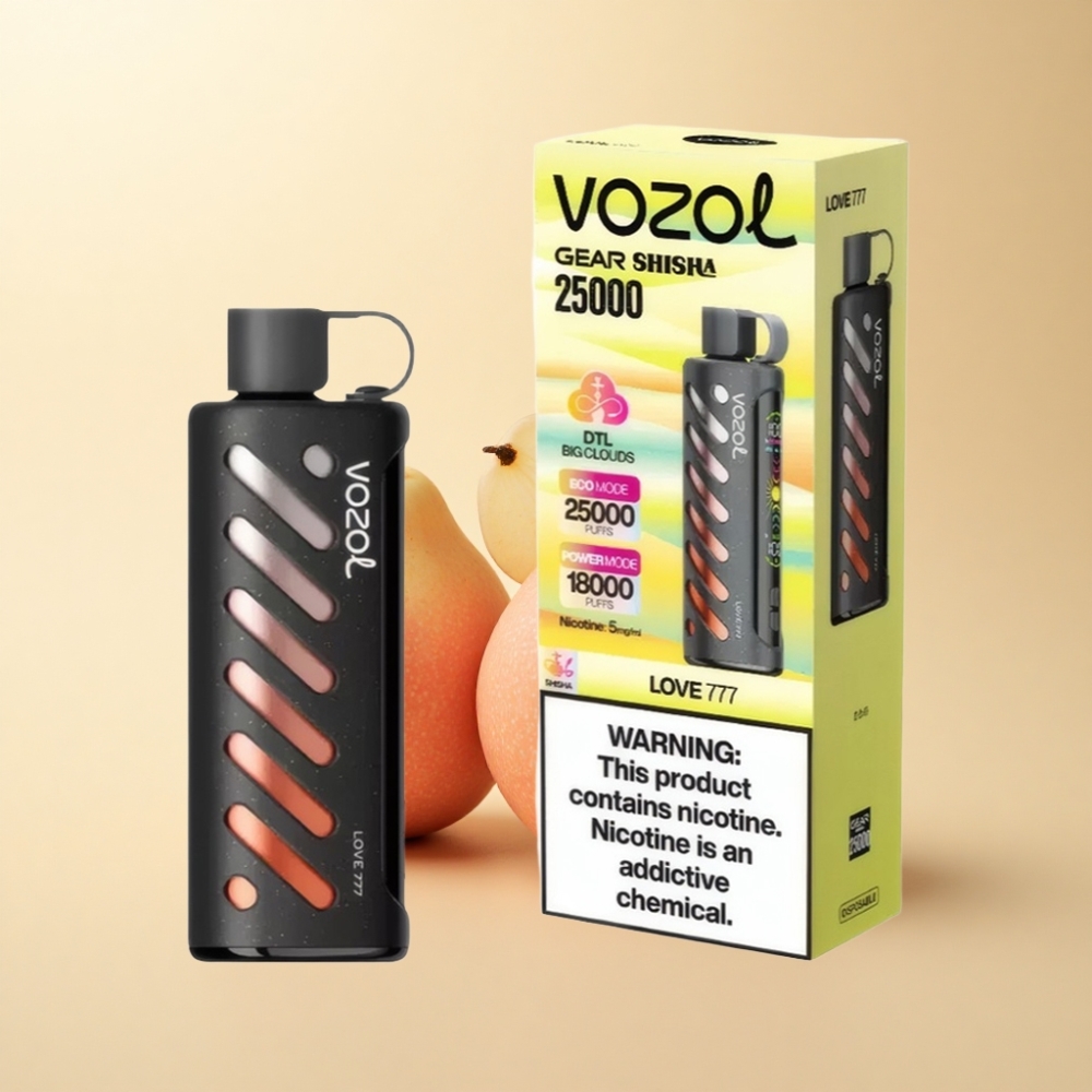VOZOL Gear Shisha 25000 Puffs 1000mAh KJærlighet 777