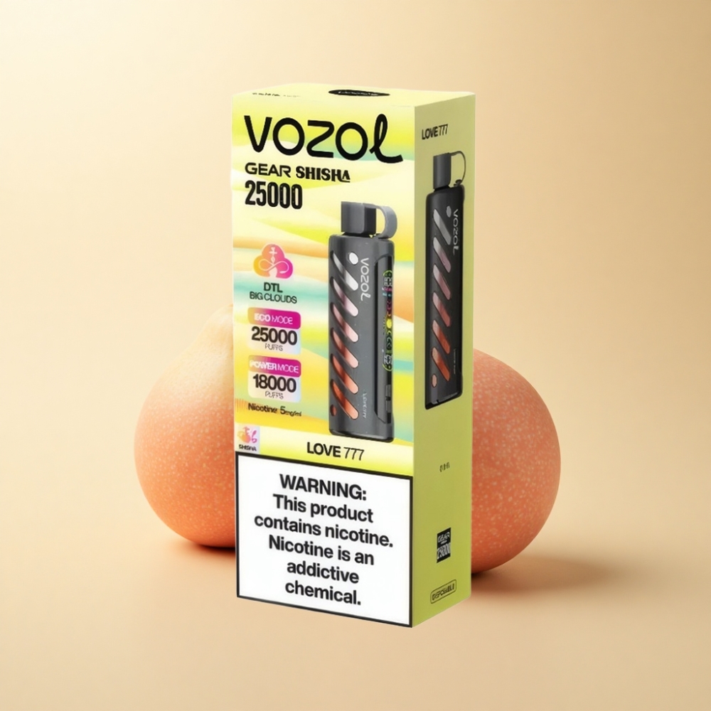 VOZOL Gear Shisha 25000 Puffs 1000mAh KJærlighet 777