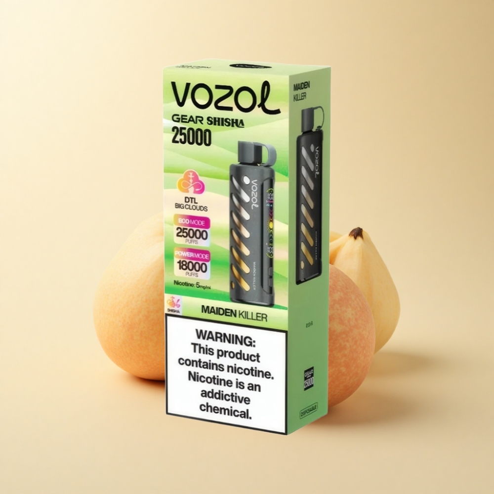 VOZOL Gear Shisha 25000 Puffs S.i.L.C Tech Jomfrudreper