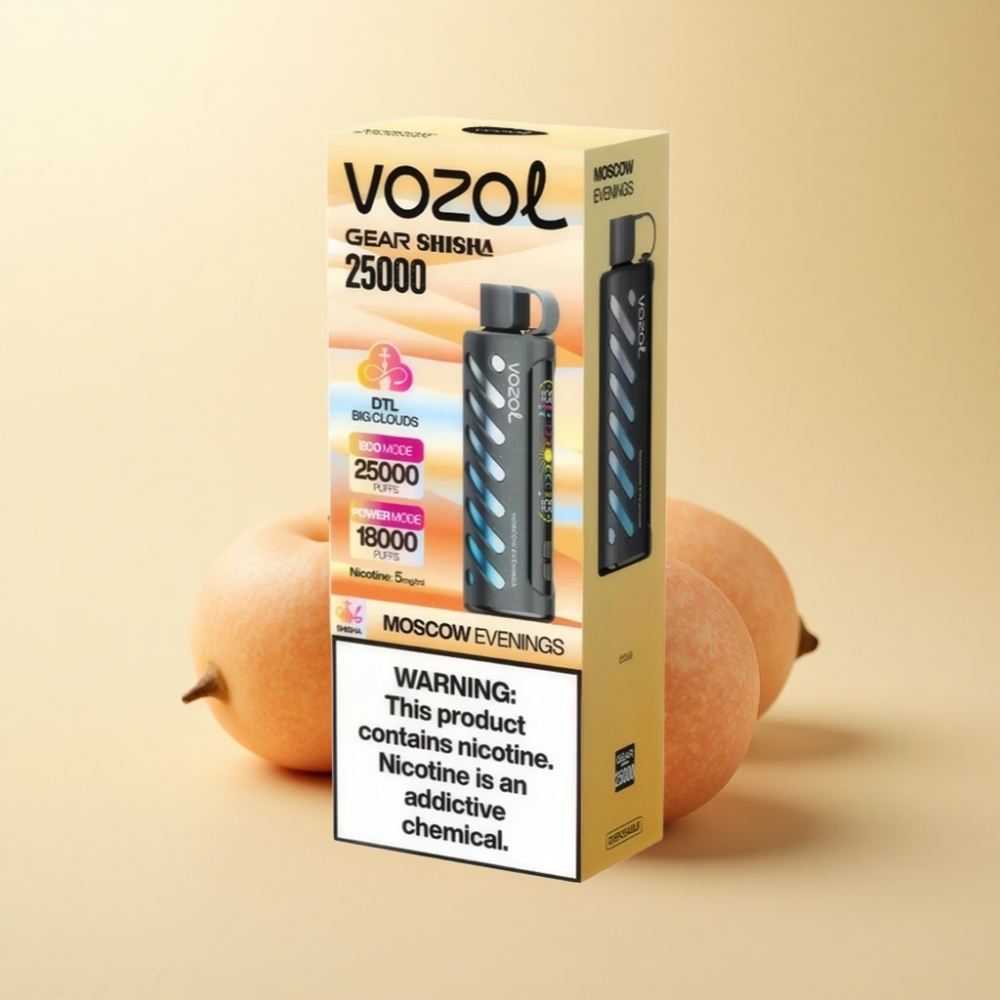 VOZOL Gear Shisha 25000 Puffs S.i.L.C Tech Moskva Kvelder