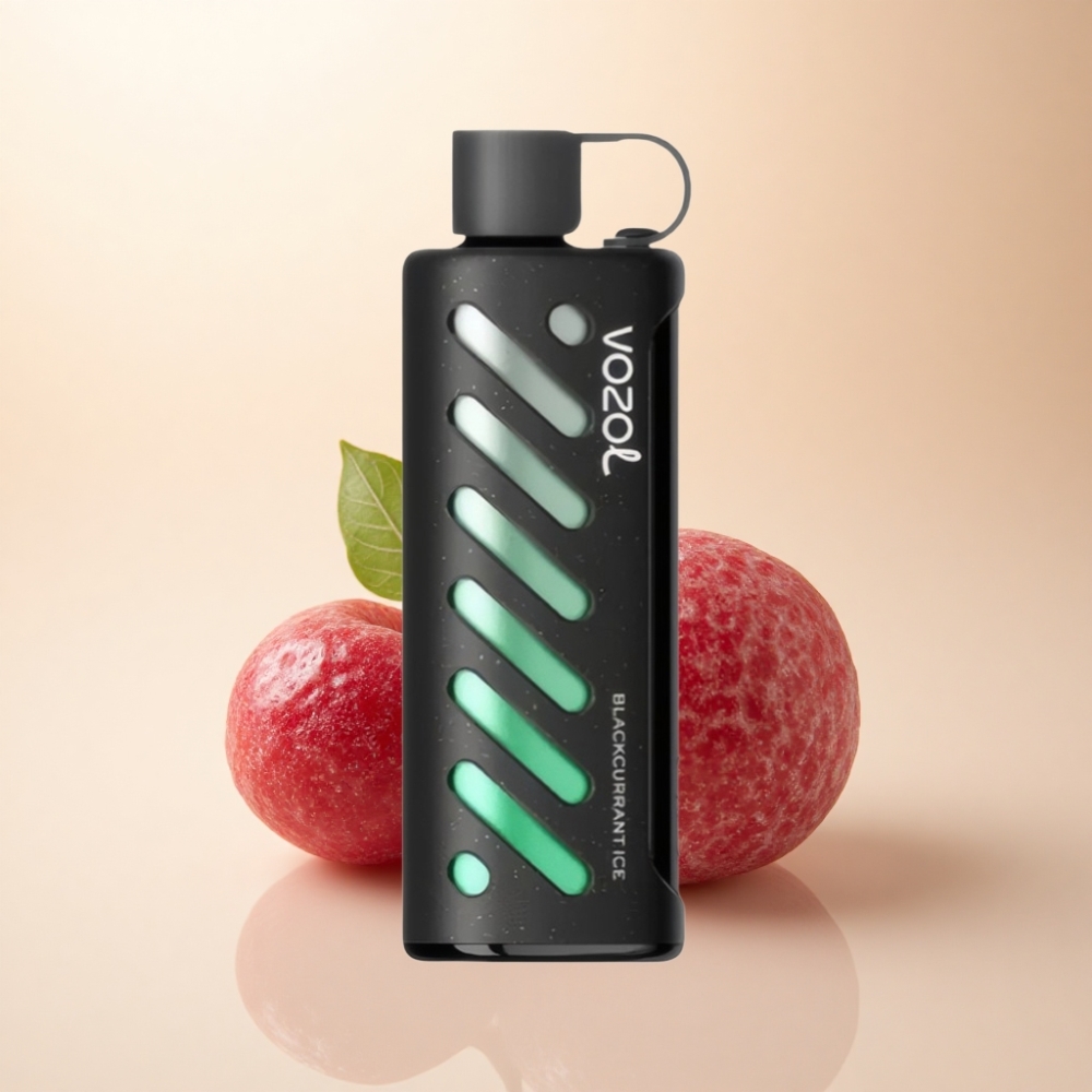 VOZOL Gear Shisha 25000 Puffs S.i.L.C Tech Svartsolbær Is