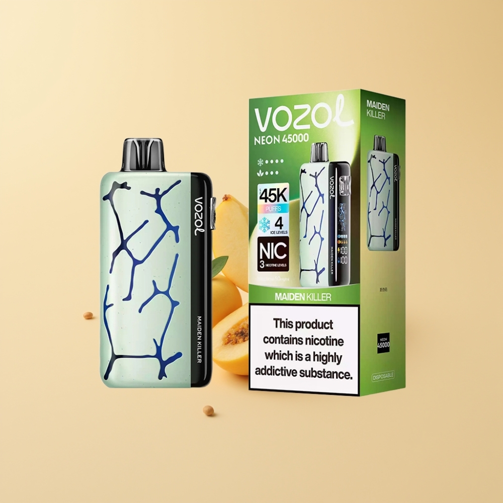 Vozol Neon 45K 45000 Puffs Justerbar Is 20ml Møydedreper