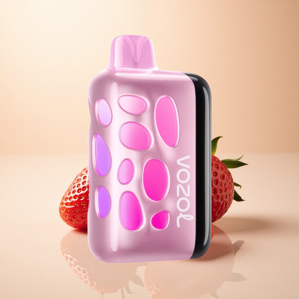 VOZOL RAVE 40000 1000mAh 270° Glow Jordbær Is