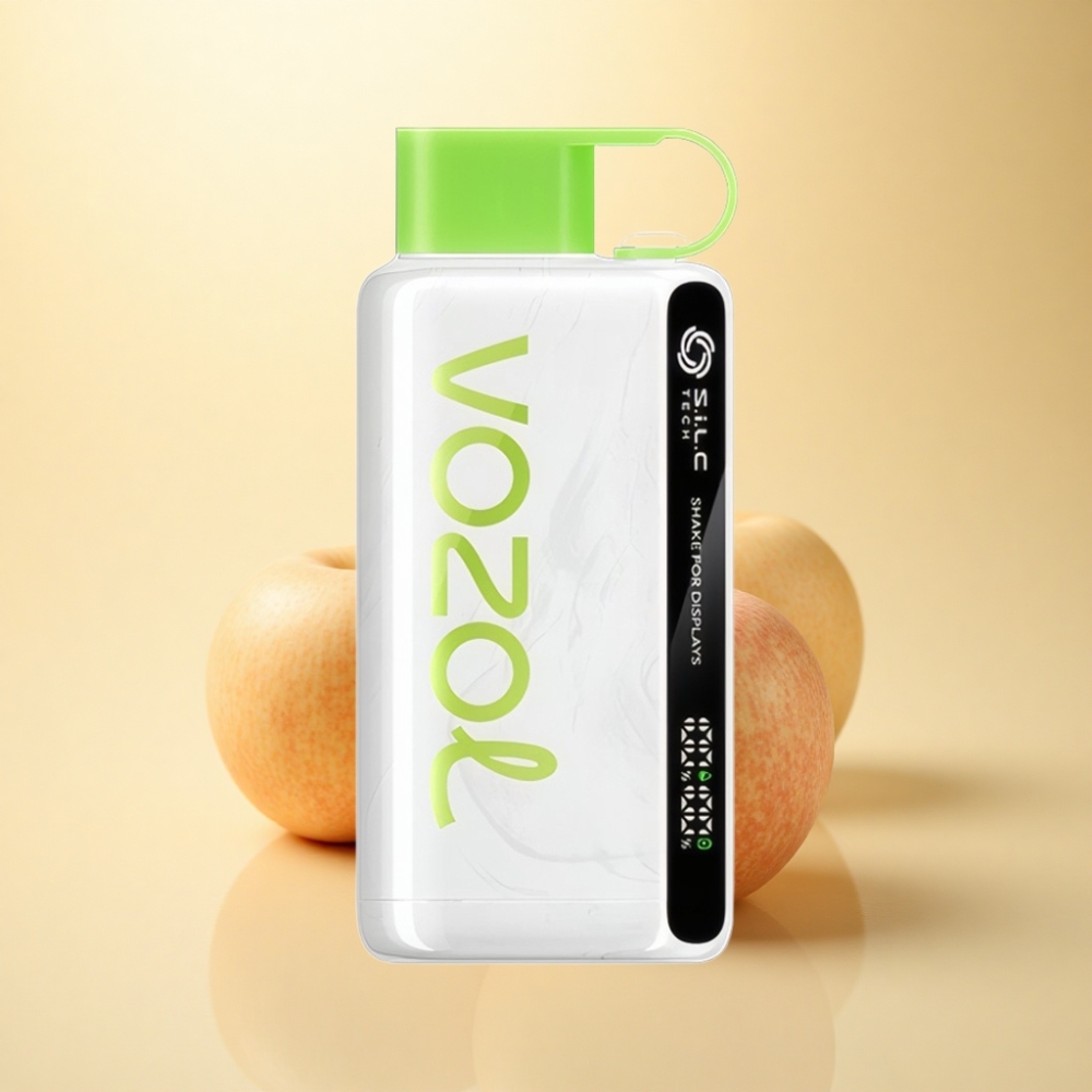 VOZOL STAR 9000/12000 Puffs Sur Eple Is 650mAh Resirkulert Plast