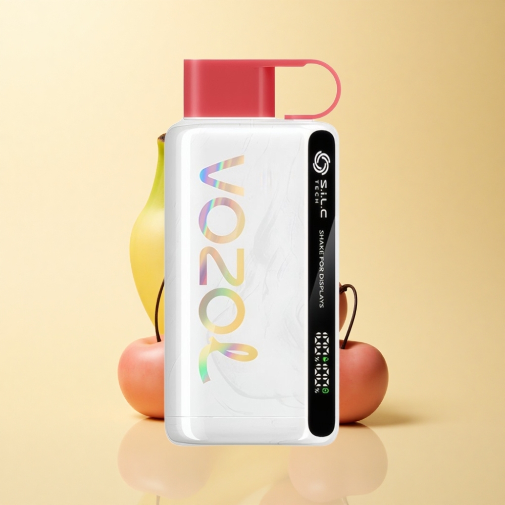 VOZOL STAR 9000/12000 ristet for display 30% raskere lading 650mAh Dragefrukt Banan Kirsebær