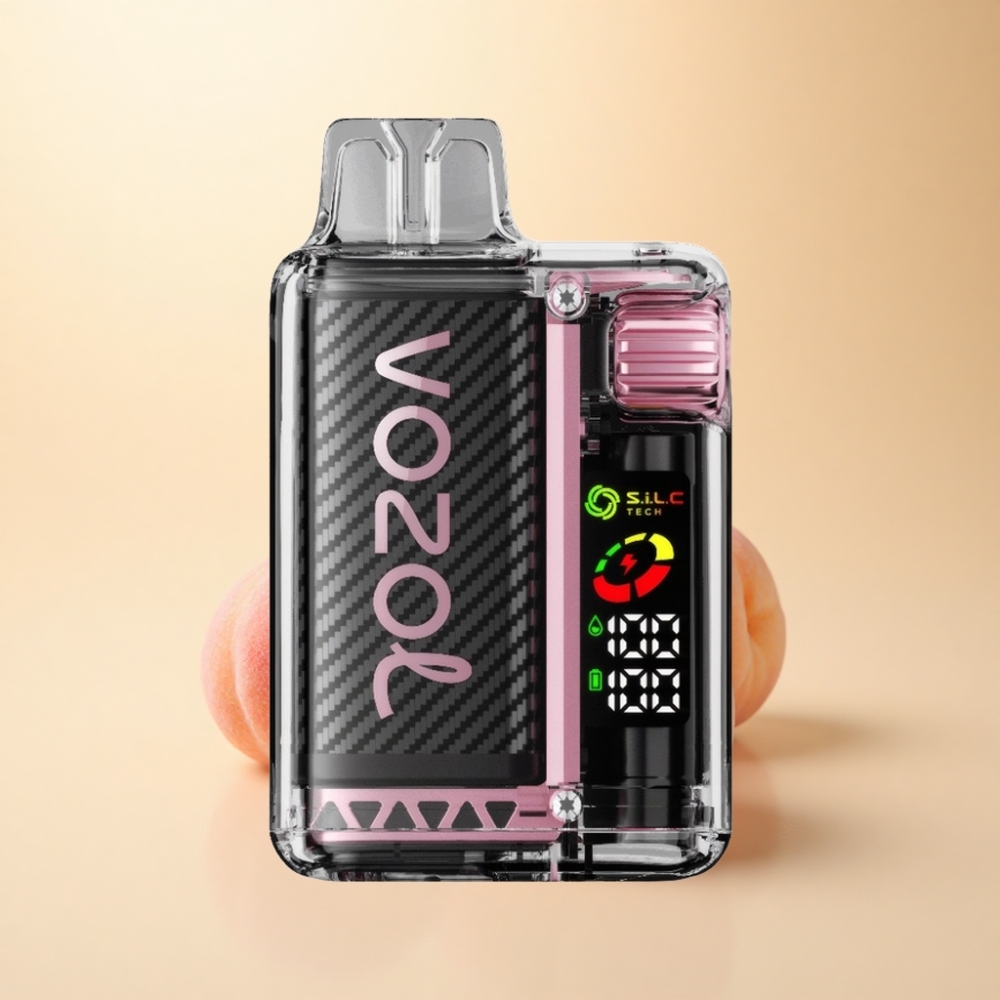 VOZOL Vista 20000 Puffs 650mAh Fersken Is OLED Skjerm