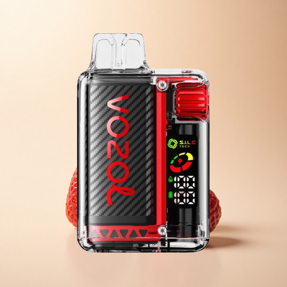 VOZOL Vista 20000 Puffs 650mAh Jordbær Bringebær Kirsebær