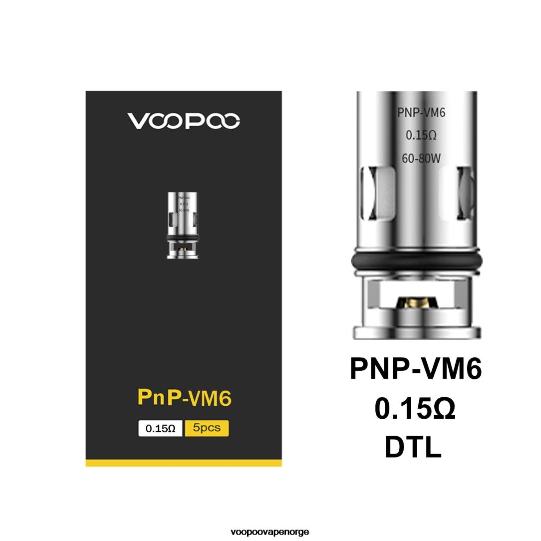 VOOPOO PNP spoler (5 stk) 64N0H584 pnp-c1 - VOOPOO Vape Argus Norge