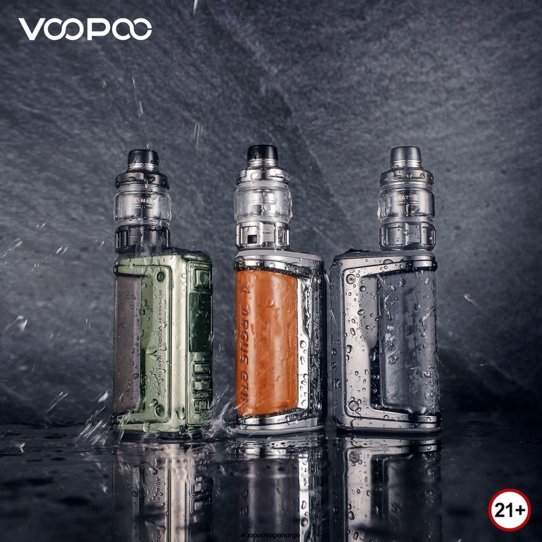 VOOPOO ARGUS GT II tanksett 64N0H1 grafitt - VOOPOO Vape Juice Norge