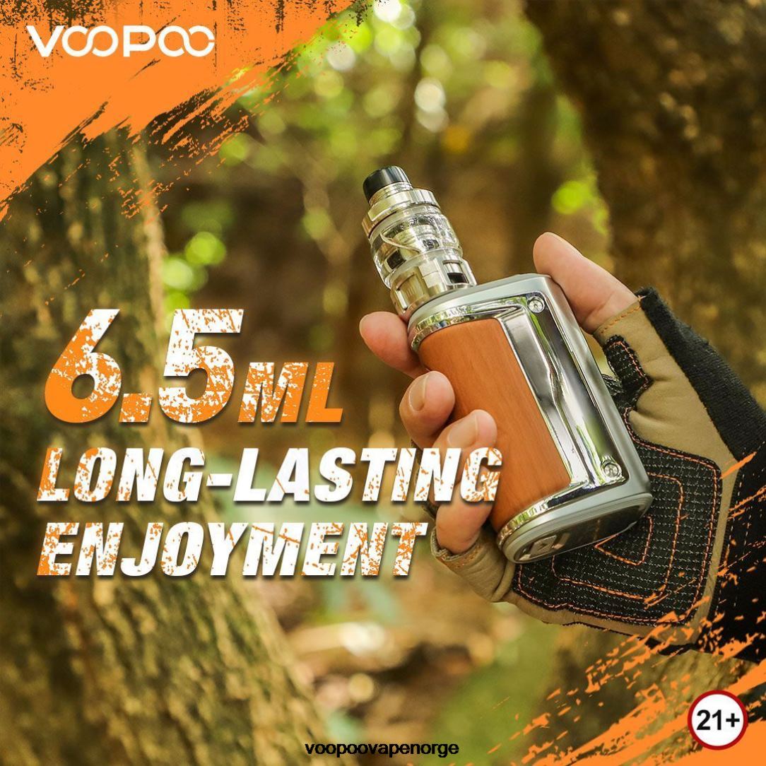 VOOPOO ARGUS GT II tanksett 64N0H1 grafitt - VOOPOO Vape Juice Norge
