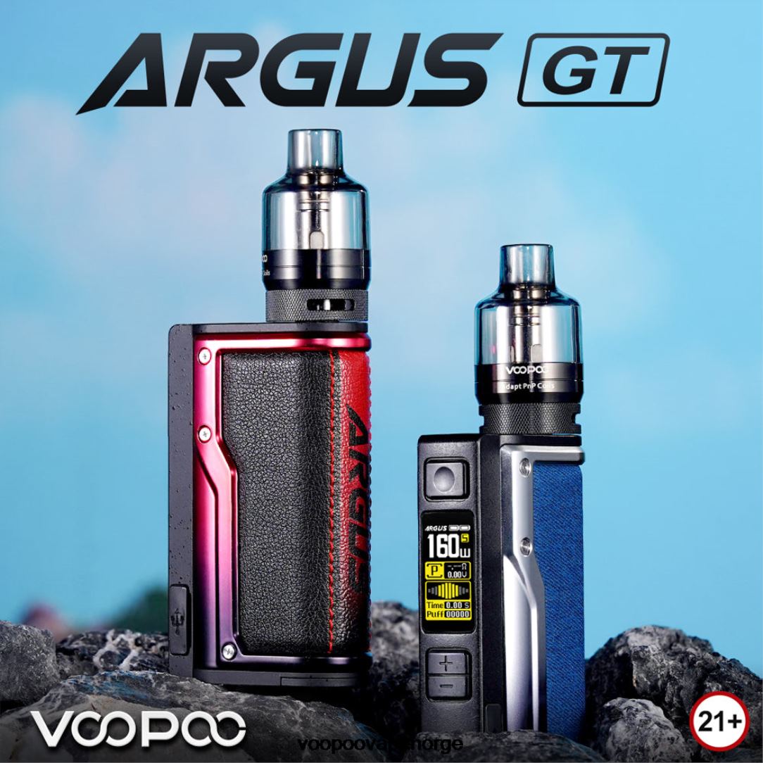 VOOPOO ARGUS GT boks mod sett 64N0H13 svart blå - VOOPOO Vape Instructions