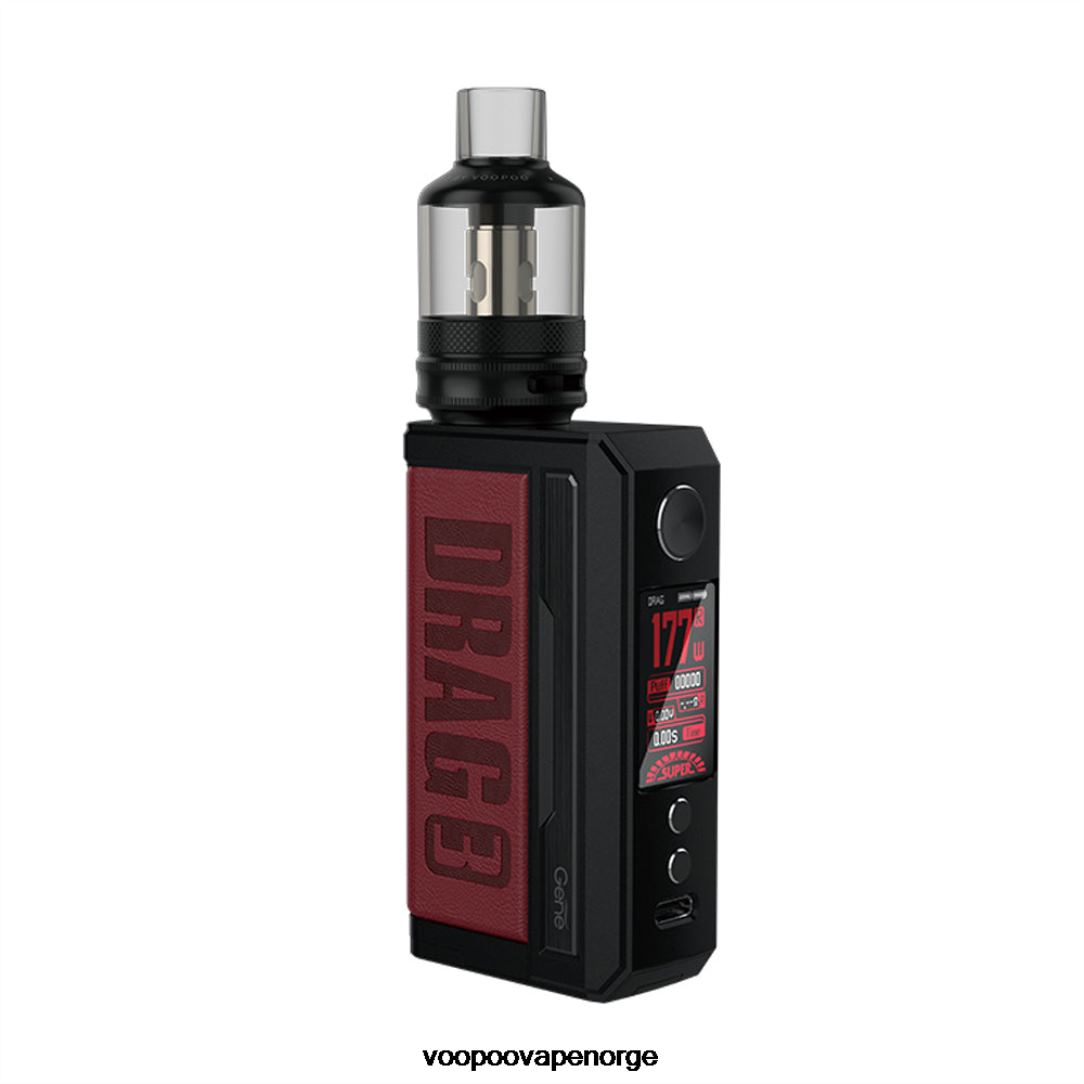 VOOPOO DRAG 3 boks mod sett 64N0H249 marsala - VOOPOO Vape Norge