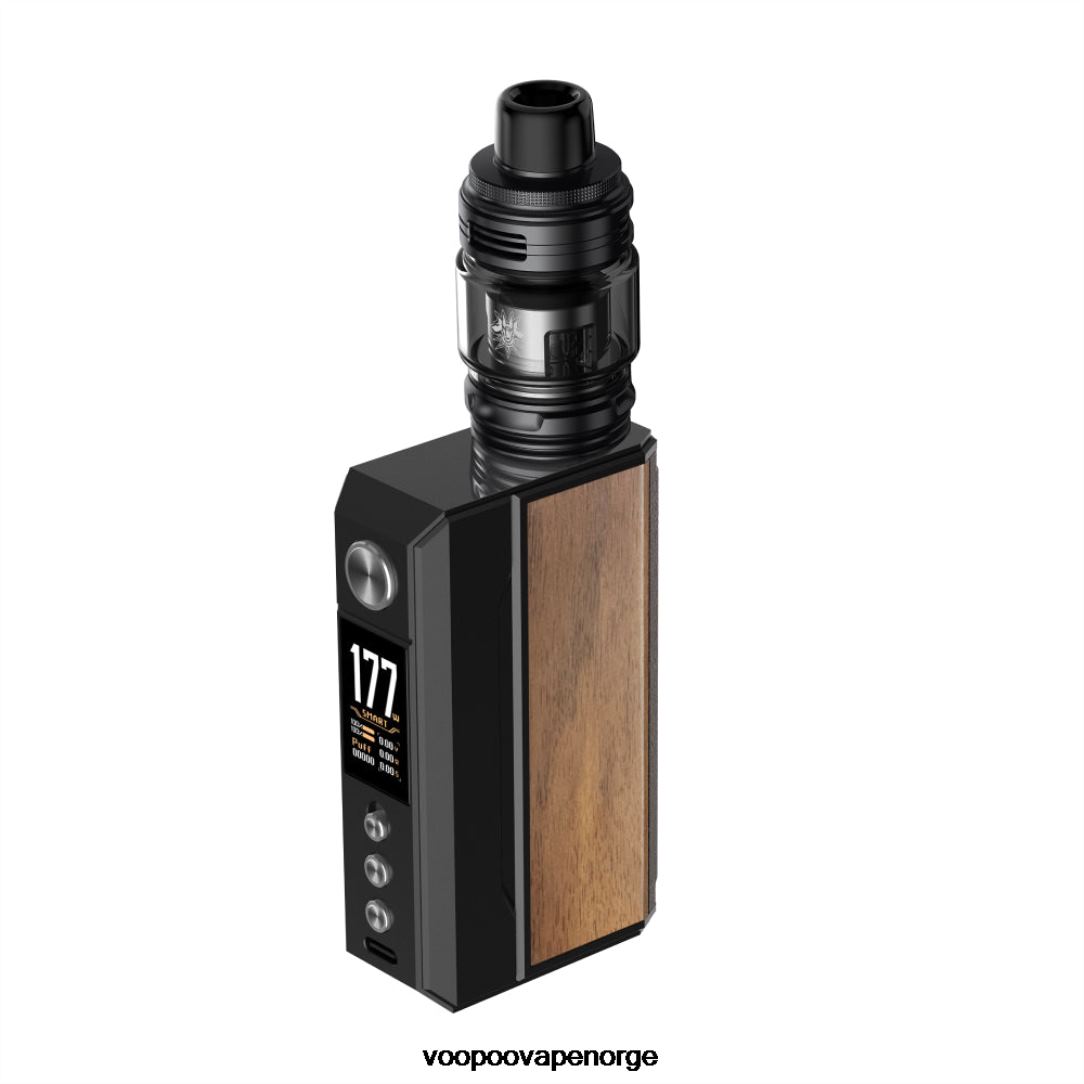VOOPOO DRAG 4 sett 64N0H162 svart+valnøtt - VOOPOO Vape Pods