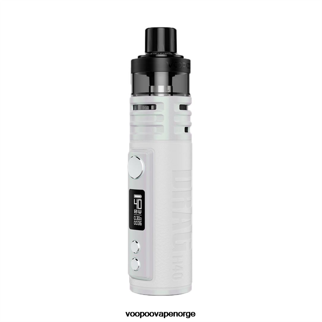 VOOPOO DRAG H40 pod mod 64N0H209 sølvhvit - VOOPOO Vape Norge
