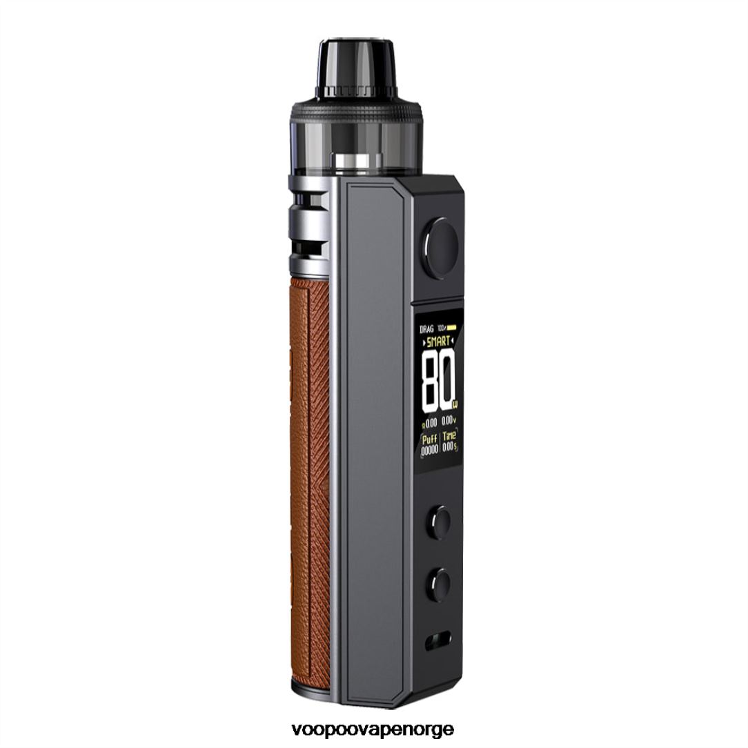 VOOPOO DRAG H80S podsett 64N0H240 brun - VOOPOO Vape Oslo