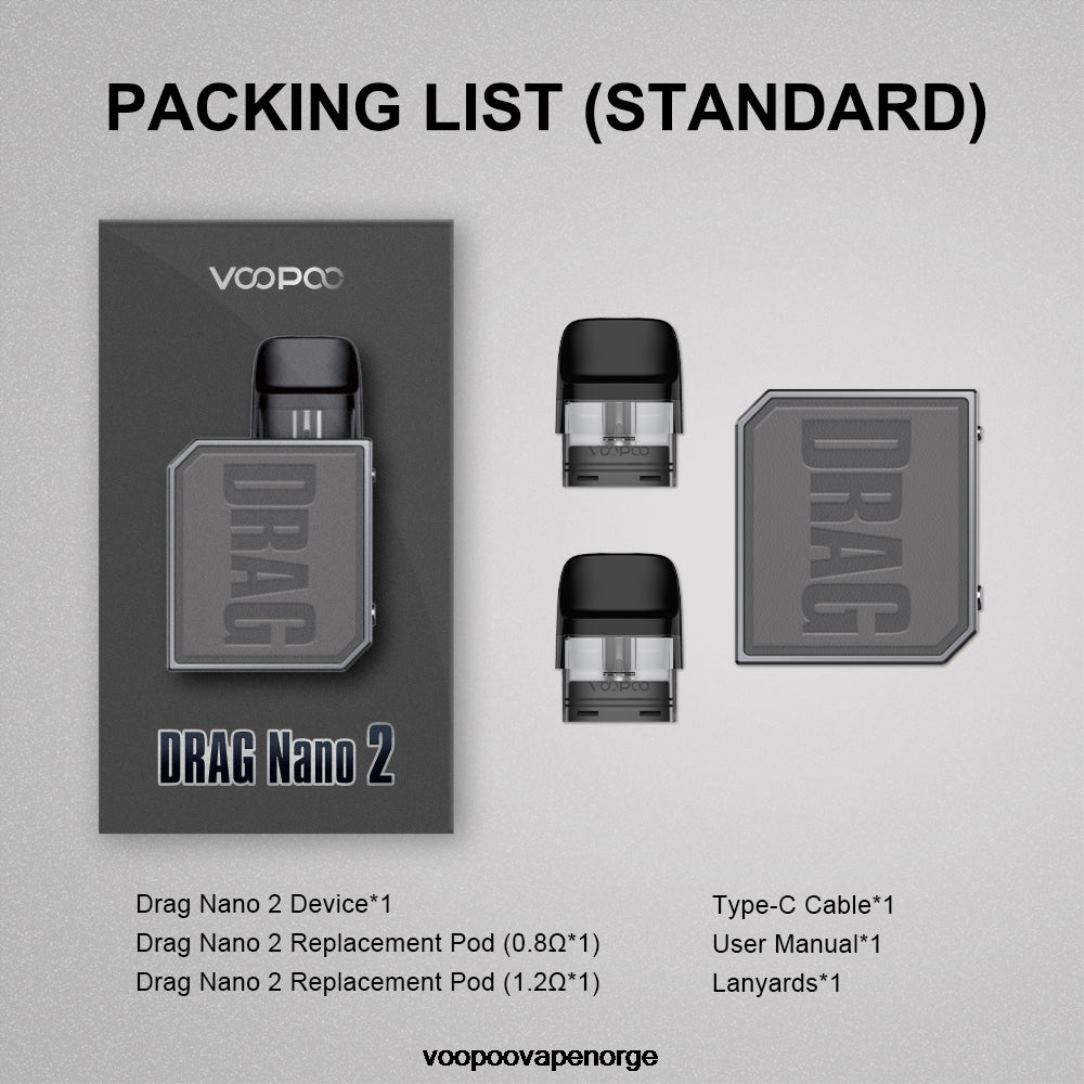 VOOPOO DRAG NANO 2 podsett 64N0H152 te grønn - VOOPOO Vape Pods