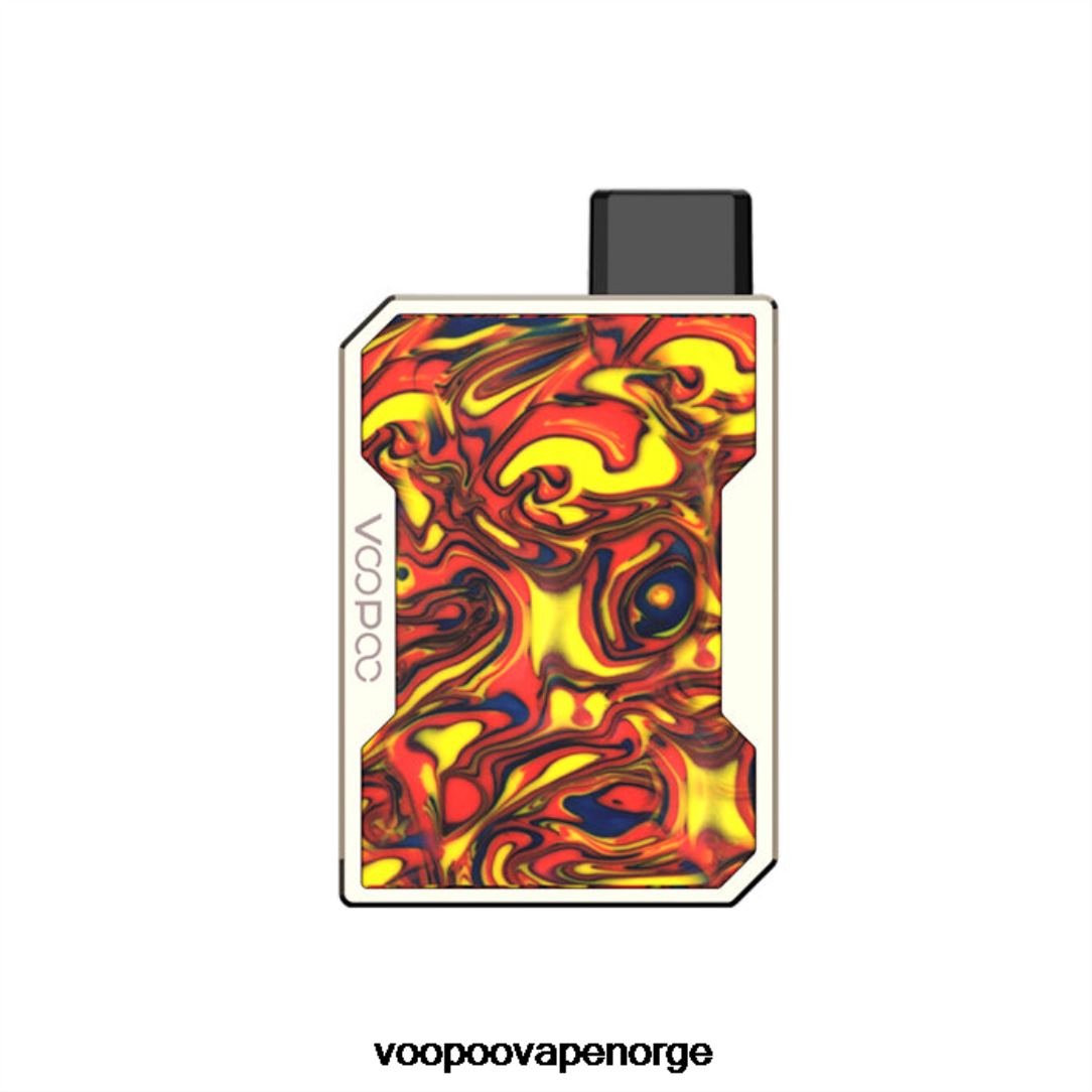 VOOPOO DRAG NANO pod 64N0H305 rød-gull - VOOPOO Vape Gene Norge