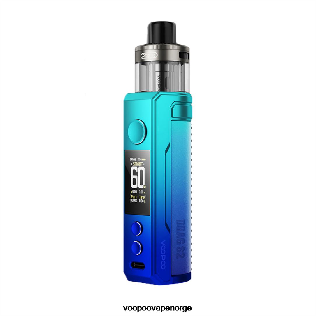 VOOPOO DRAG S2 pod mod sett 64N0H156 himmelblå - VOOPOO Vape Store