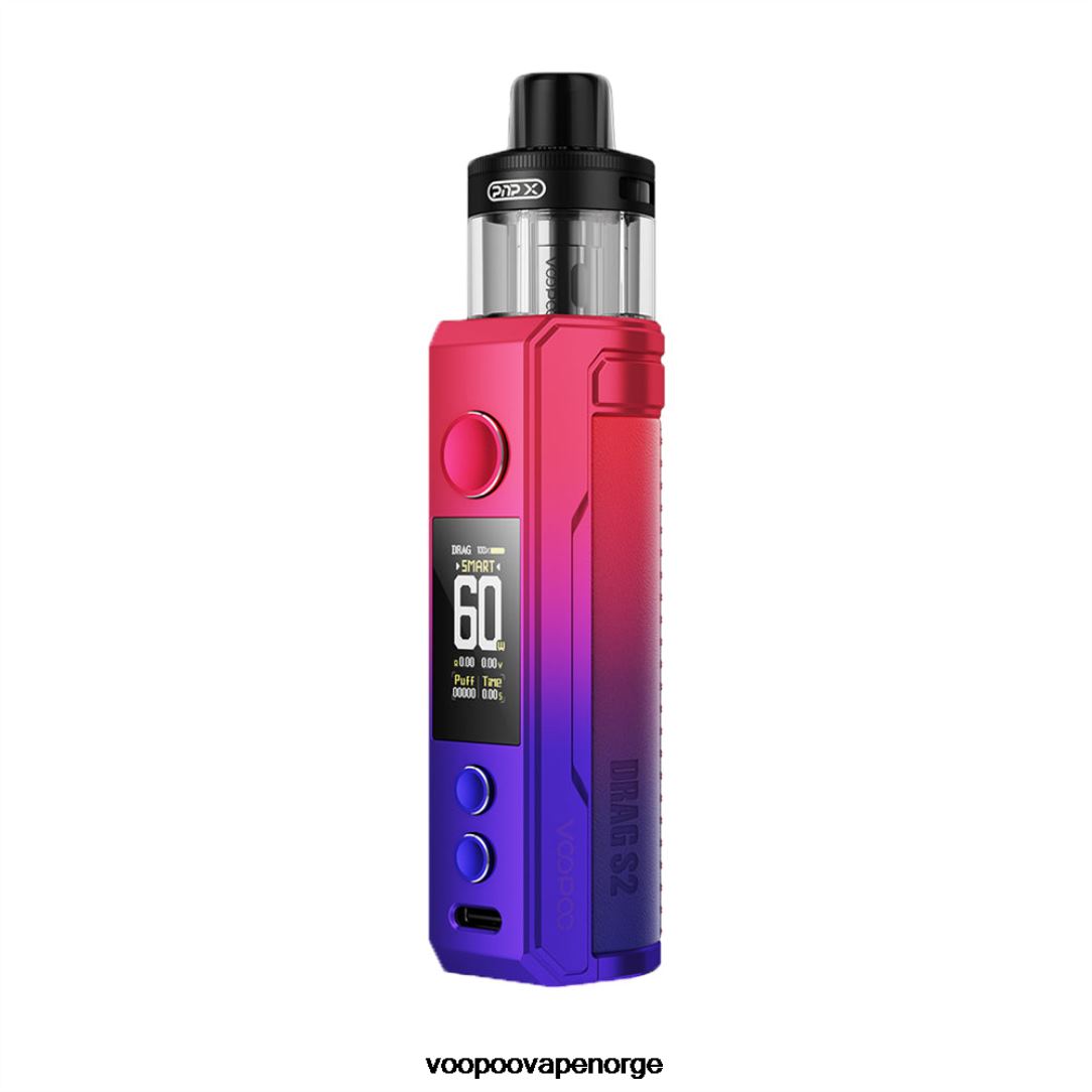 VOOPOO DRAG S2 pod mod sett 64N0H258 moderne rød - VOOPOO Norge