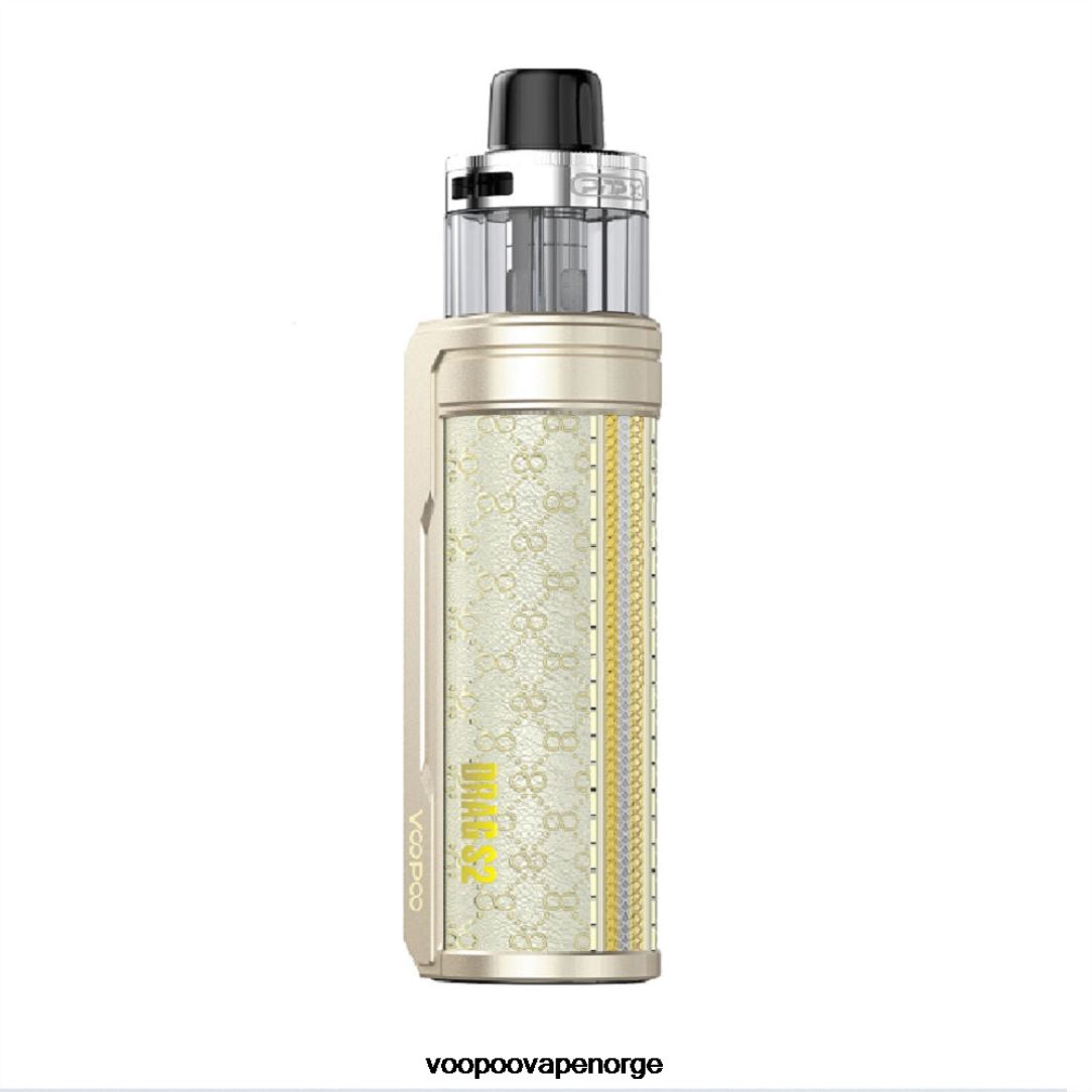 VOOPOO DRAG S2 pod mod sett 64N0H262 champagne gylden - VOOPOO Vape Pods