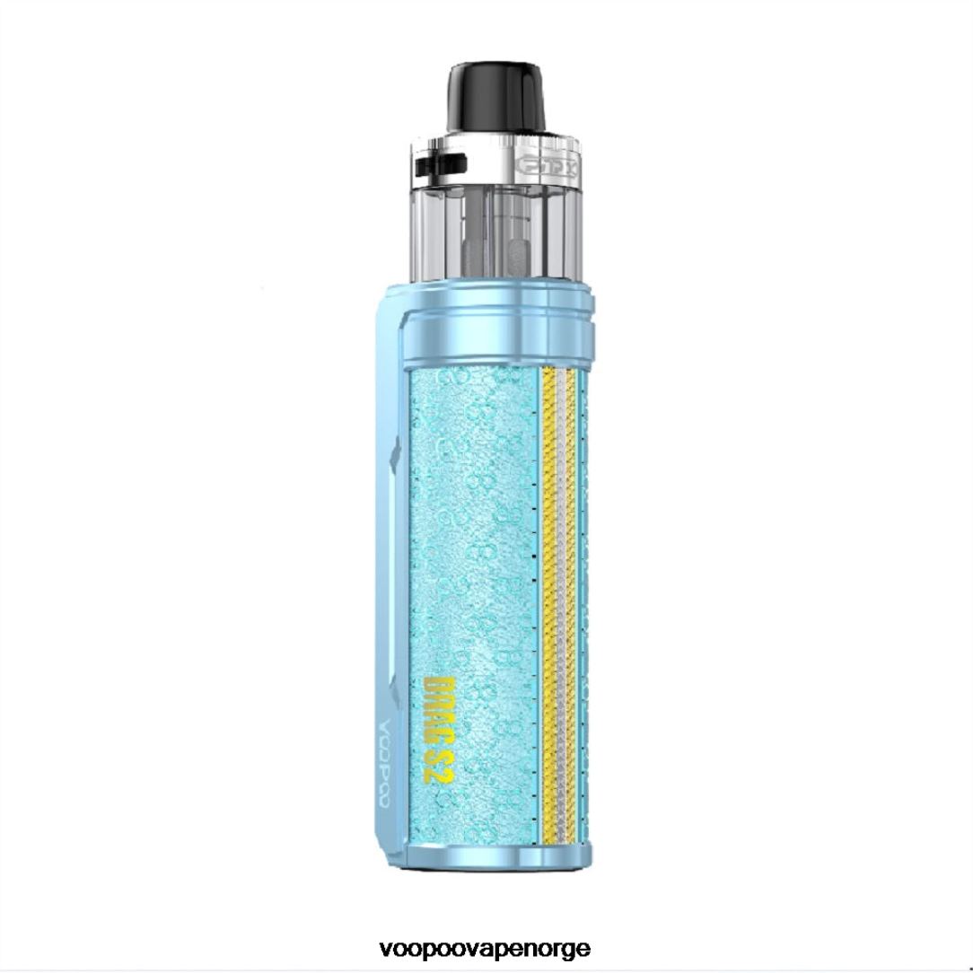 VOOPOO DRAG S2 pod mod sett 64N0H264 snøblå - VOOPOO Vape Argus Norge
