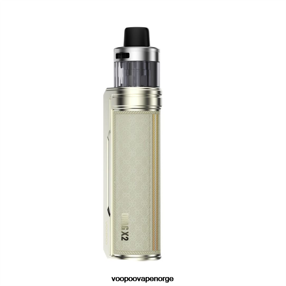 VOOPOO DRAG X2 pod mod 64N0H235 champagne gylden - VOOPOO Vape Gene Norge