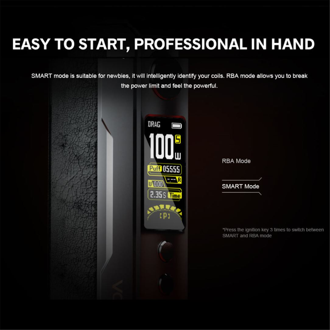 VOOPOO DRAG X PLUS sett 64N0H294 klassisk - VOOPOO Vape Argus Norge