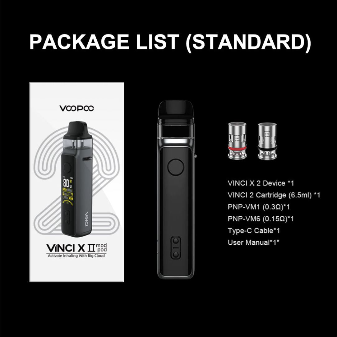 VOOPOO VINCI X 2 sett 64N0H347 karbonfiber - VOOPOO Vape Near Me