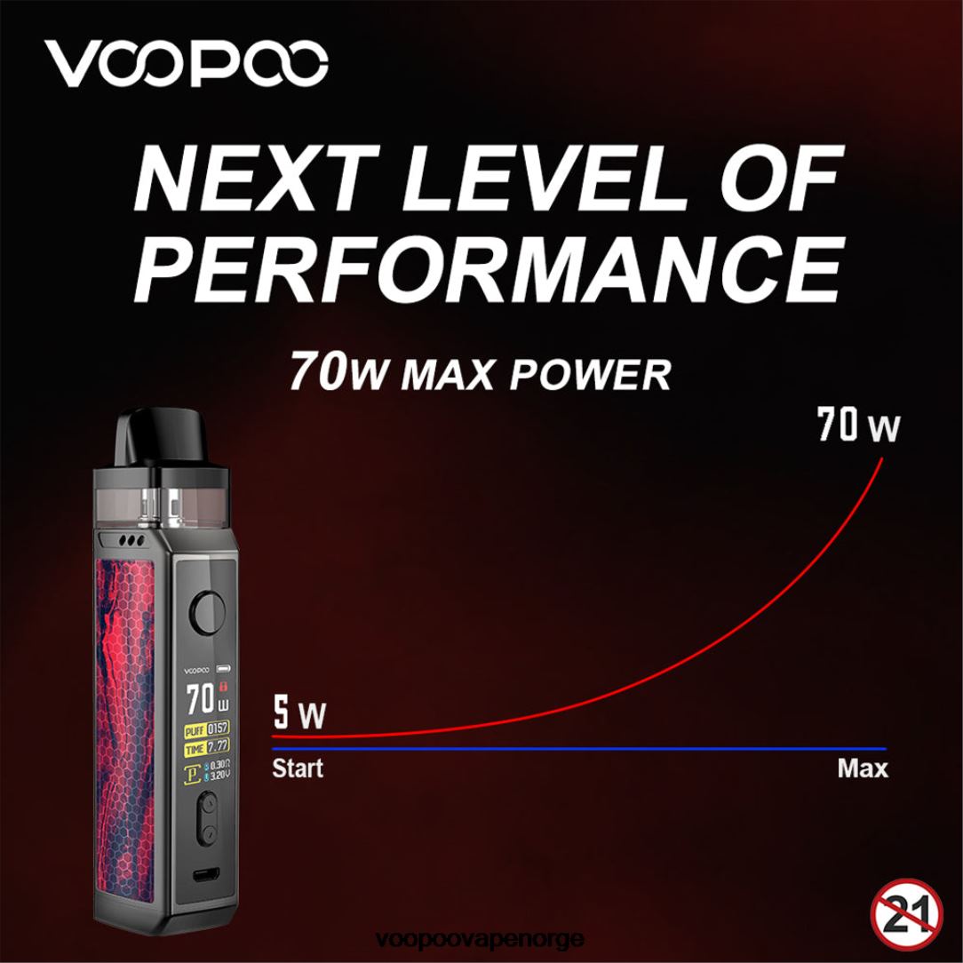VOOPOO VINCI X mod pod-sett 64N0H346 karbonfiber - VOOPOO Vape Store